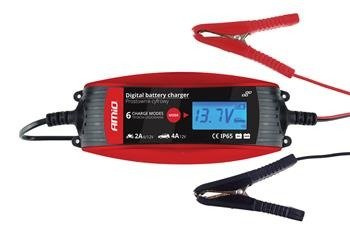 Ładowarka prostownik AMiO cyfrowy 6V/12V 1.2-120Ah
