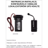 Lokalizator GPS Tracker Hoalte 12V/24V z instrukcją instalacji