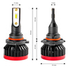 Żarówki LED AMiO HB3 BF Series AMiO 9005 2x25W 12V 6000K