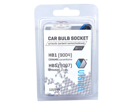 Kostki montażowe Carmotion do żarówek HB1 / HB5 (9004 / 9007) ceramiczne
