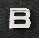 Emblemat / naklejka - chrom litera ''B''