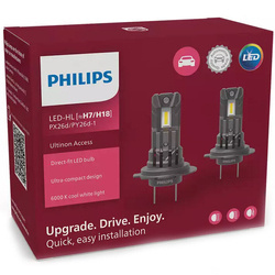 Żarówki PHILIPS H7 H18 LED Access 12V 16W komplet