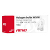 Żarówki AMiO W16W T10 16W W2.1x9.5d 12V 