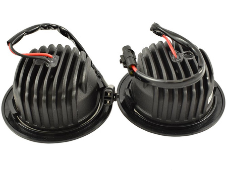 Światła do jazdy dziennej M-Tech fi 90 mm 4 LED 6-32V RL00 automat