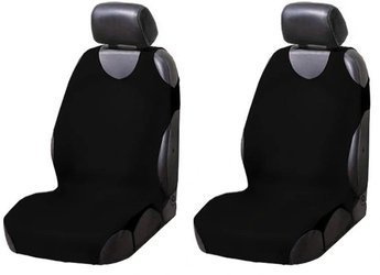 Koszulki na przednie fotele samochdowe Agmi Uniwersalne Czarne DM-020-BK