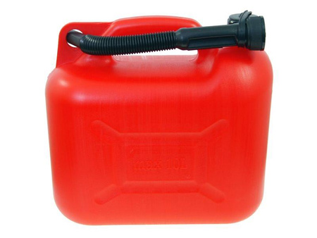 Kanister plastikowy z lejkiem Carmotion 10L czarny