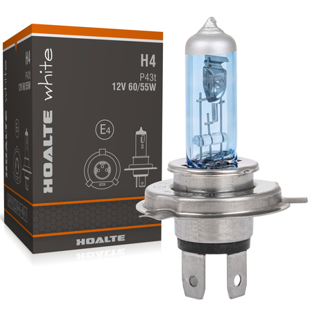 Żarówka halogenowa H4 Hoalte Super White 12V 60/55W