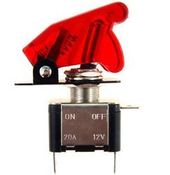  Przełącznik "Top Gun" 12V, max 20A, czerwony 