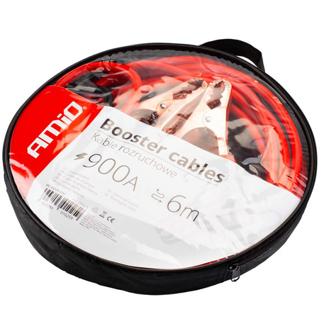 Kable przewody rozruchowe AMiO 900A 2x6m