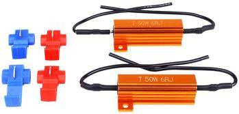 Rezystory Oporniki canbus AMiO LED 6Ohm 50W komplet