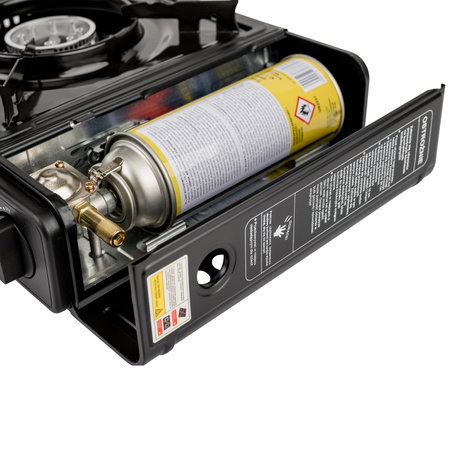 Kuchenka turystyczna gazowa Hoalte CampingPro 2w1 Double na kartusz i butlę