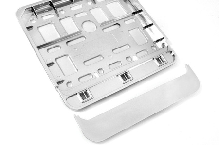 Ramka do mocowania tablic rejestracyjnych AMiO 14x14 cm