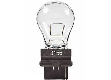  Żarówka P27W M-Tech 3156 12V 27W W2,5x16d