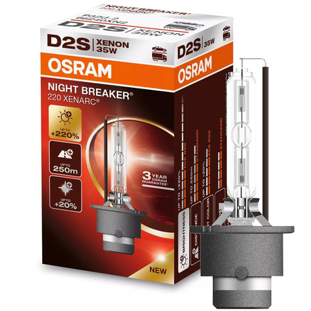 OSRAM D2S 35W XENARC NIGHT BREAKER LASER +220%