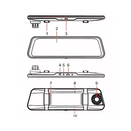 WIdeorejestrator samochodowy Yuemi Y6 Dash Cam