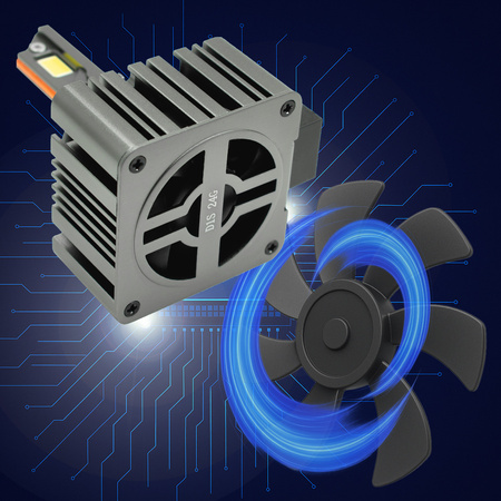 Żarówki Hoalte D1S LED 6000K 100W komplet