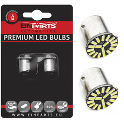 Żarówki EinParts G18 BA15S R5W R10W P21W 6000k komplet