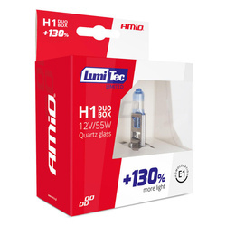 Żarówki H1 LumiTec LIMITED +130% 12V 55W 