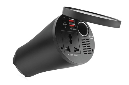 Przetwornica AMiO 12V/230V 150W/300W 2xUSB PI02