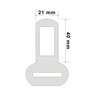 Smycz dla psa do samochodu Hoalte 21cm-85cm