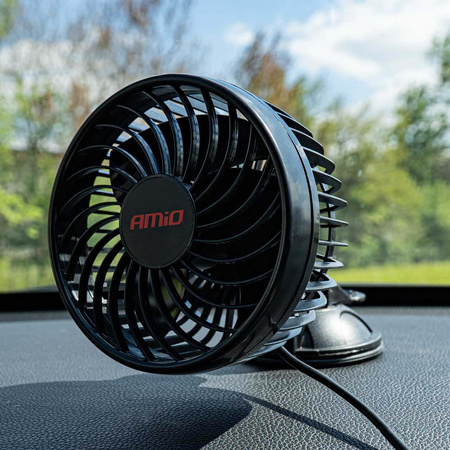 Wentylator AMiO Pro z przyssawką 6" 12V