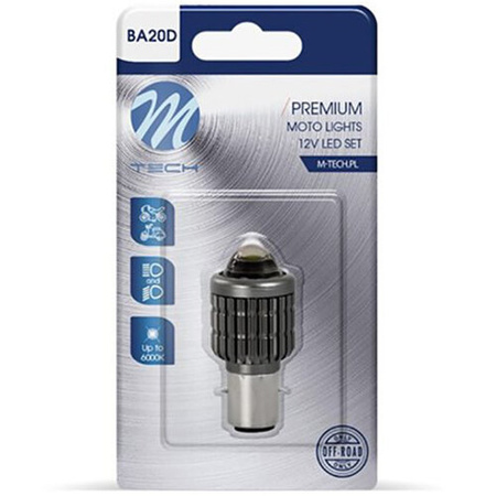 Żarówka ledowa M-Tech BA20D LED 3570SMD 
