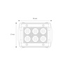 Lampa robocza halogen AMiO AWL17 9-36V 6W