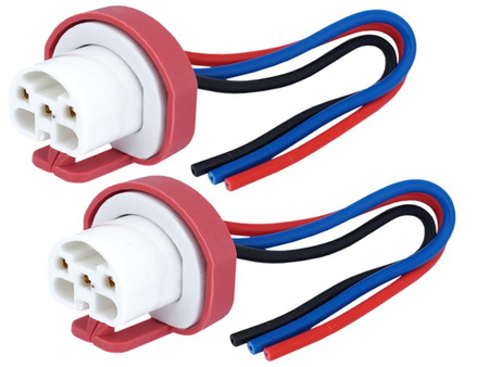 Kostki montażowe Carmotion do żarówek HB1 / HB5 (9004 / 9007) ceramiczne