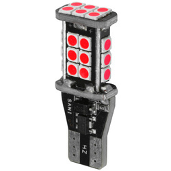 Żarówka ledowa Interlook W16W LED 24 czerwona