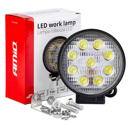 Lampa robocza halogen AMiO AWL04 9 9-60V 27W