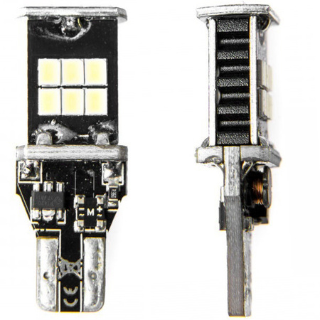 Żarówki LED EinParts W16W WHITE  T15 15SMD 2835 CANBUS komplet