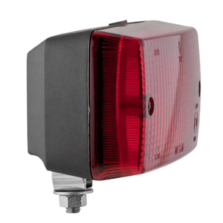 Lampa przeciwmgielna tylna Wesem 12/24V 14 x 7,5 cm