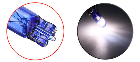 Żarówka pomocnicza W5W Hoalte Super White 12V 5W T10