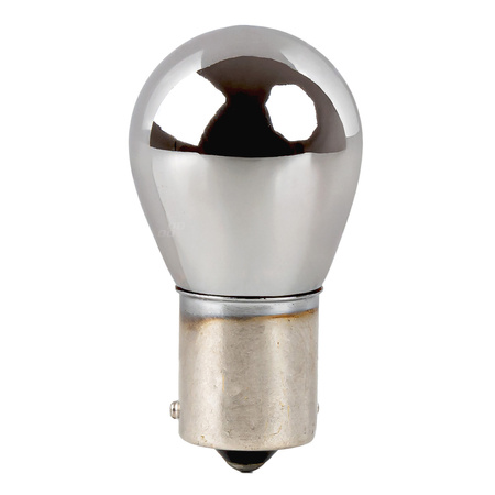 Żarówki halogenowe AMiO PY21W 12V 21W BAU15S z chromowaną powłoką
