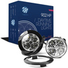 Światła do jazdy dziennej M-Tech fi 90 mm 4 LED 6-32V RL00 automat