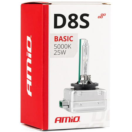 Żarnik ksenonowy AMiO D8S Xenon 5000K 25W 