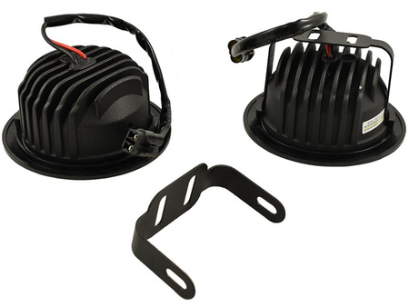 Światła do jazdy dziennej M-Tech fi 90 mm 4 LED 6-32V RL00 automat