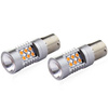 Żarówki LED PY21W Amio BAU15s 12V/24V canbus 24 SMD 3030 komplet