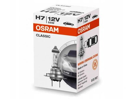 Żarówka halogenowa Osram Classic H7 12V 55W