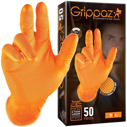 Rękawiczki nitrylowe Grippaz rozmiar L 50 sztuk