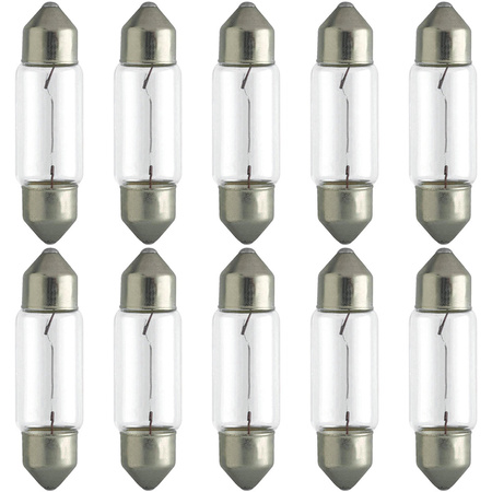 Żarówki AMiO C10W Festoon 36mm 12V komplet