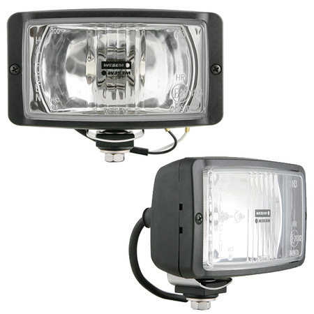 Drogowe reflektory halogenowe Wesem H3 12V/24V komplet