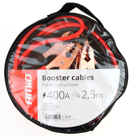 Kable rozruchowe AMiO 400A 2x2,5m