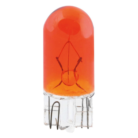 Żarówki halogenowe AMiO WY5W T10 5W W2.1x9.5d AMBER 24V 