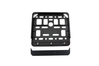 Ramka do mocowania tablic rejestracyjnych AMiO 11,4x14 cm