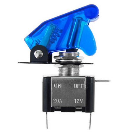  Przełącznik "Top Gun" 12V, max 20A, niebieski