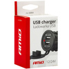 Ładowarka samochodowa AMiO USB 12/24V