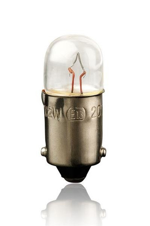 Żarówka samochowa Carmotion T4W BA9s 12V 4W