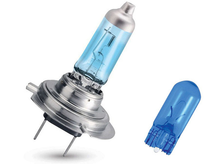 Żarówki halogenowe Philips White Vision Ultra 4200K H7 12V 55W W5W komplet