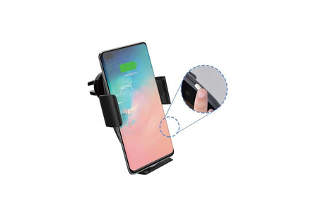 Uchwyt samochodowy na telefon z ładowarką indukcyjną AMiO PHW-05